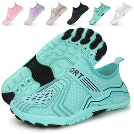 Zapatos de Agua para Hombres y Mujer, Zapatos de Agua Secado Rápido para Mujer Hombre y Mujer, Zapatos para Deporte Acuáticos para Surf, Natación, Playa, Buceo, Paseos en Bote, Surfear con Orificios de Drenaje