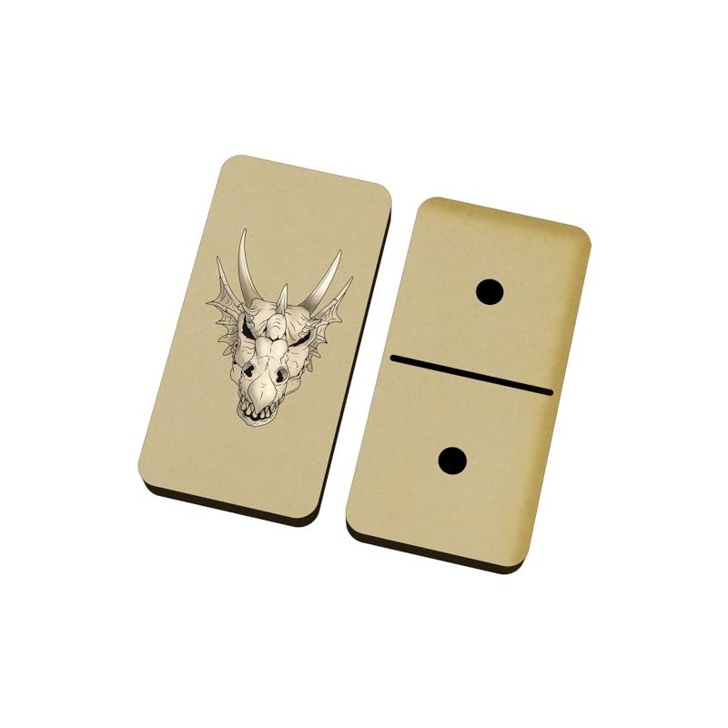 Azeeda 'Dragon Skull' Domino Set & Box (DM00042119)