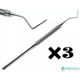 Premium Instruments New Set of 3 William Probes Color Coaded Dental Periodontal Perio Probes