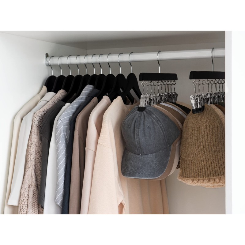 StorageWorks Hat Rack, Closet Organizer and Storage for Baseball Caps,Set