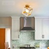 iDEGU Retro Ceiling Light in Geometric Design, Modern Ceiling Light