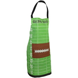Boston International Cotton Kitchen Apron, One Size, Football Fever