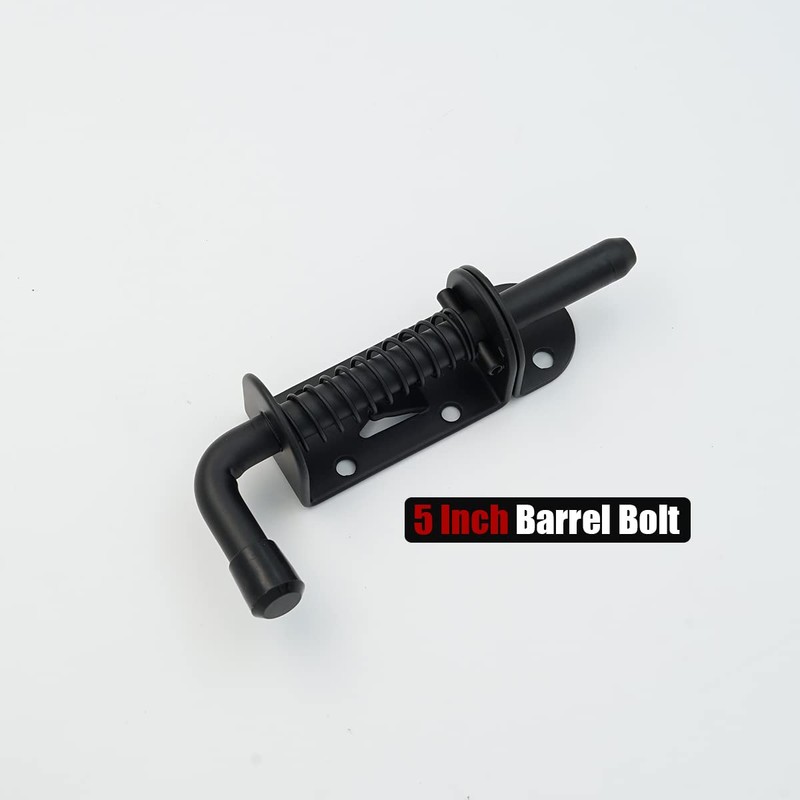 JQK Spring Loaded Latch Pin, 304 Stainless Steel Barrel Bolt