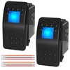 Joinfworld Marine Rocker Switch 12V 24V Lighted Rocker Switch 12