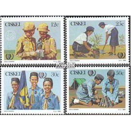 South Africa - Ciskei 75-78 (complete.issue.) FDC 1985 Girl Scouts (Stamps for collectors) Rotary/Lions/Freemason/Pathfinder