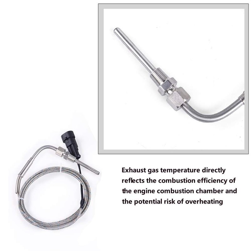 ZHSYMX Exhaust Gas Temperature EGT Gauge Kit 2‑1/16in 52mm Ultra