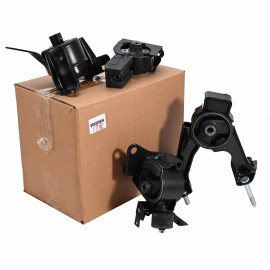 yksei-autoparts® 4 × AUTO Motor & Trans Mount Set For 2005 2006 2007 2008 2009 2010 Scion TC 2.4L