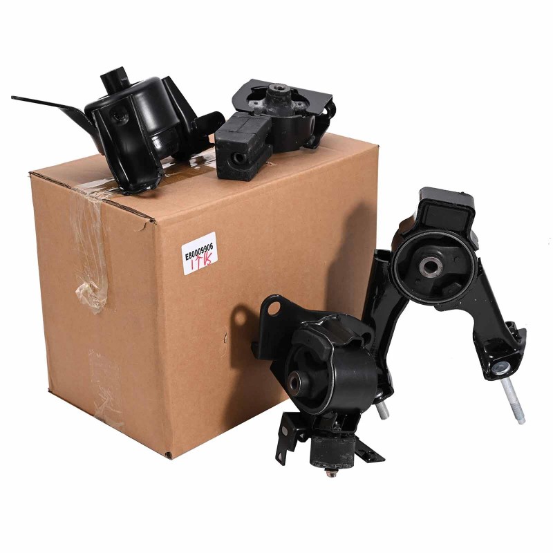 yksei-autoparts® 4 × AUTO Motor & Trans Mount Set For