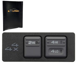 AOLYGEI F15 4WD Selector Switch - Fits Silverado, Sierra, Tahoe, Yukon - 1996-1999 - Replace OEM #15969707, 19168766 - Push Button Panel Switch for 4WD Transfer Case