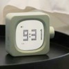 Snblzhef New Block Small Alarm Clock Novelty Student Clock Bedroom