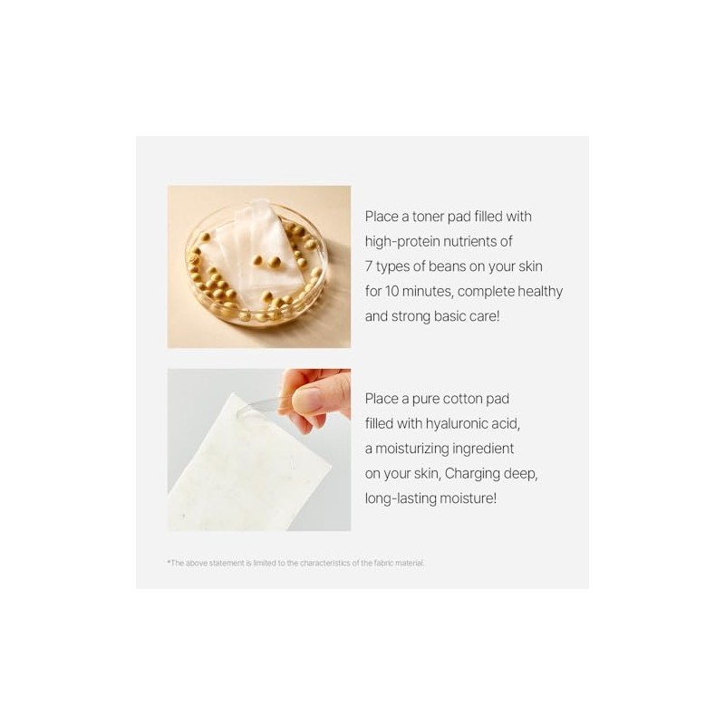 Bean Toner Pad by Mixsoon for Unisex - 70 Pc