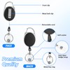 Afcabakila 30 PCS Retractable Badge Holder Bulk, Name ID Badges