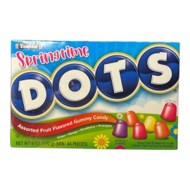 Tootsie SPRINGTIME DOTS 6 oz. Fruit Flavored Gumdrops Gum Drops ** BB 12/2025 **