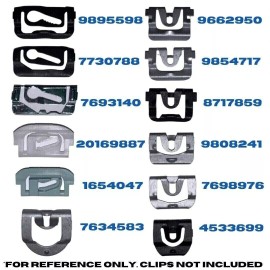 GM Replacement Fits 1968-1970 Oldsmobile Delta 88 Window Molding Trim Reveal Clips- 20pcs