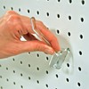 Azar Displays 800002-C 2-Inch Plastic Hook, Clear Plastic Hook, 50