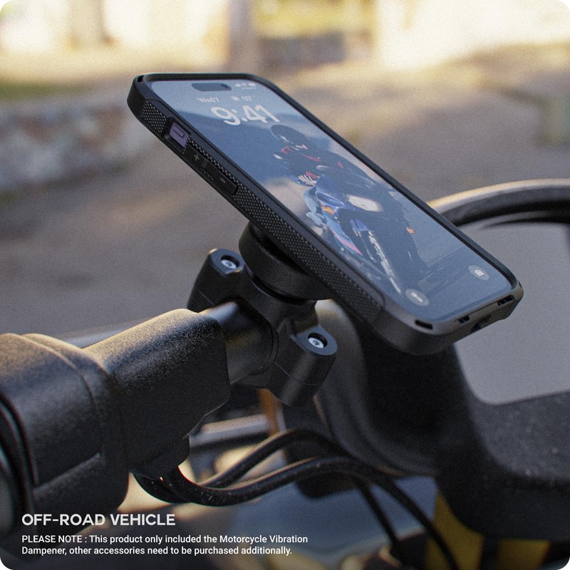TUSITA Motorcycle Vibration Dampener Compatible with Quad Lock Mount