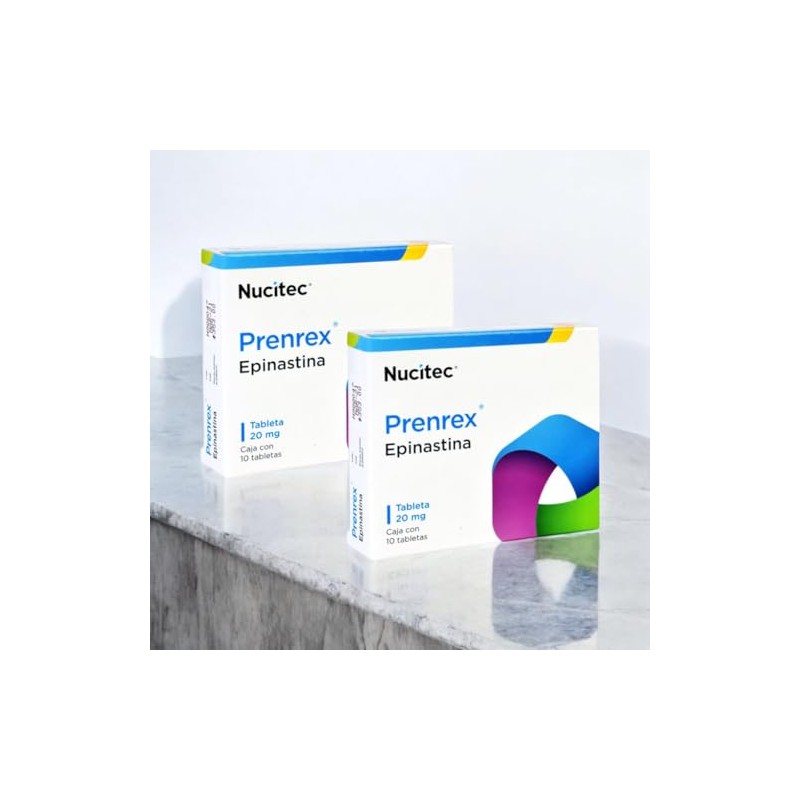 Prenrex Epinastina 20 mg: Alivio Efectivo para Alergias - Pack