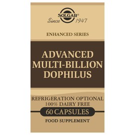 SOLGAR SOLGAR? Advanced Multi-Billion DophilusTM | Kulturen-Komplex mit den patentierten Bakterienst?mmen LA-5?, BB-12?, L. CASEI 431? und LGG? | 60 vegane & magensaftresistente Kapseln