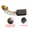 Sipery 30 Pcs Carbon Brushes 6.5x7.5x12.5mm with Wire Leads and