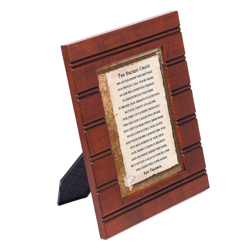 Elanze Designs The Broken Chain Ron Tranmer Bereavement Woodgrain 8