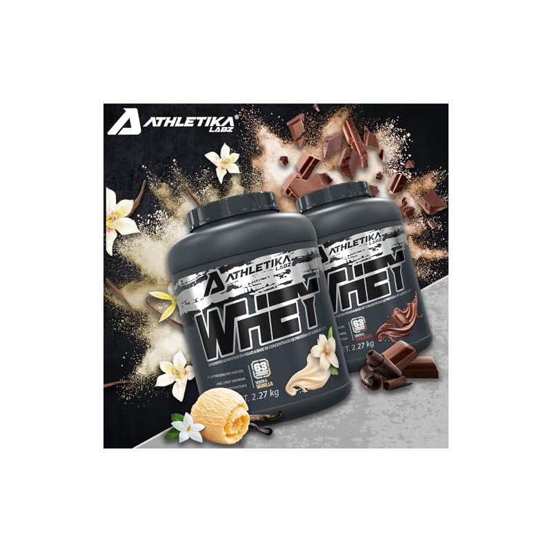 Athletika Labz Protena Whey 22 g de Protena 63 Servicios