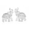 Wisifayardin Wealth Lucky Elephant Figurine with Trunk Up Elephant Statue