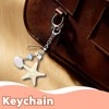 Seashell Bag Charms for Women Girls Ocean Beach Keychain Charm