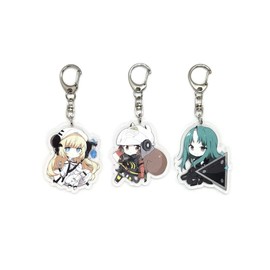 EBTY DREAMS Inc. - Set of 3 Arknights Acrylic Keychain Lappland, Hoshiguma, Shaw v1