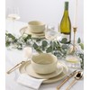 TheTerra Ceramic Dinnerware Sets for 4, 12 Pieces Handmade Reactive
