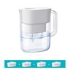 Waterdrop Lucid 10-Cup Water Filter Pitcher, NSF Certified, with 4