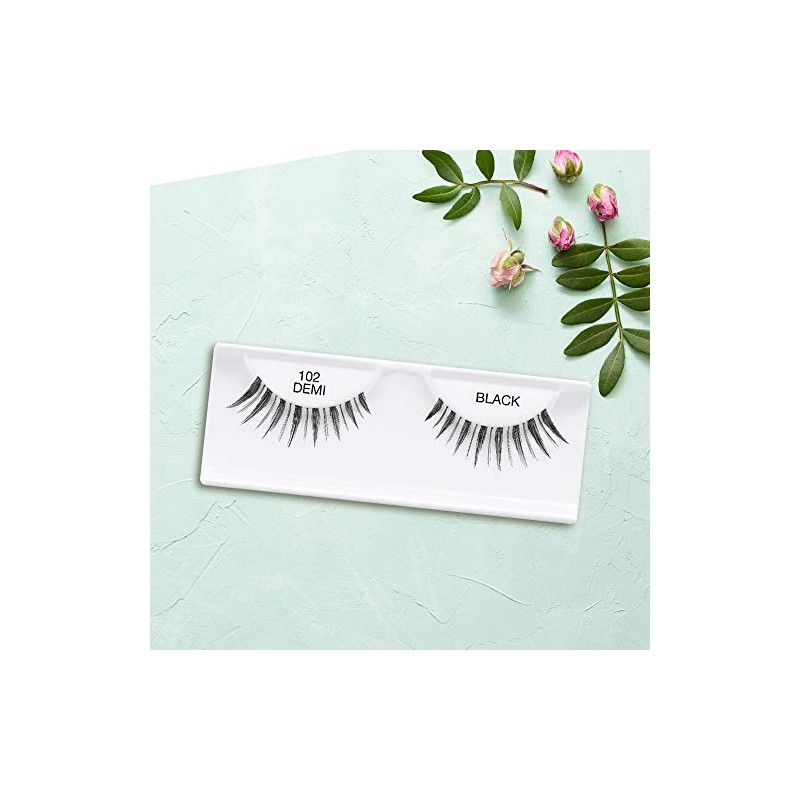 Ardell Natural Lashes Pestañas Postizas 102 Black Demi (Paquete de