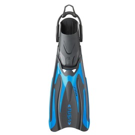 TUSA SF-0116 Vesna Scuba Diving Fins with Bungee Strap, Medium, Fishtail Blue