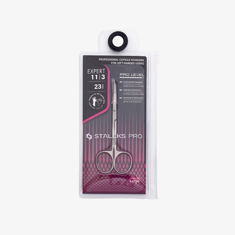 STALEKS PRO Expert 11 SE-11/3 Mano Cuticle Scissors Left (Blade