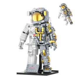 Brihappen Building Block Sets, Space Astronaut Building Set 1008 Pcs for Adult Teenager Aged 14+, Spaceman Model Building Kit Toys for Gift, Home or Office Decor