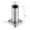 sourcing map LMK8UU Extra Long Square Flange Linear Ball Bearings,