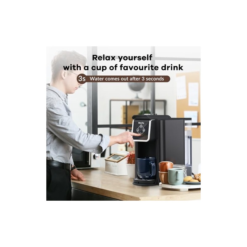 Mecity Coffee Maker 3 in 1 Single Serve Coffee Machine,