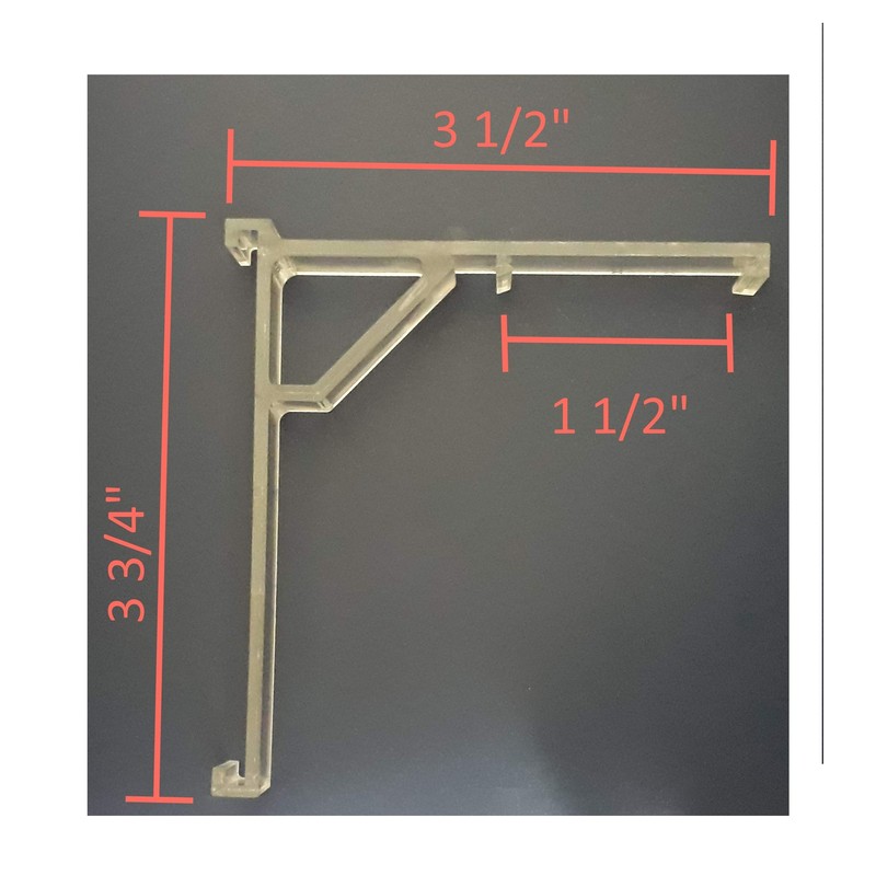 Asia Buy Vertical Blind Clear Valance Clip Bracket (5)