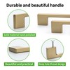 TUNNY 10 Pack Classic Cabinet Handles-3"/76mm Screw Spacing Champagne Bronze