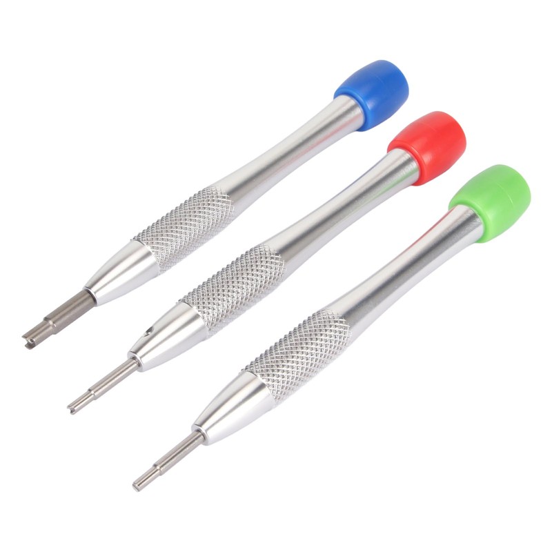 3pcs Watch Screwdriver Set Movement Stud Balance Watches Repair Tool