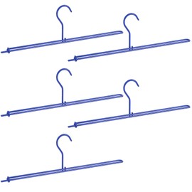 Yaocom 5 Pack Metal Table Skirting Hangers Tablecloth Hangers Clothing Storage for Table Skirting Quilts Comforters Drapery Hangers for Home Kitchen Meeting Party Indoor Outdoor Events