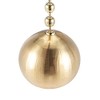 sourcing map 12 inch Brass Pull Chain Extension Ornaments Decorative