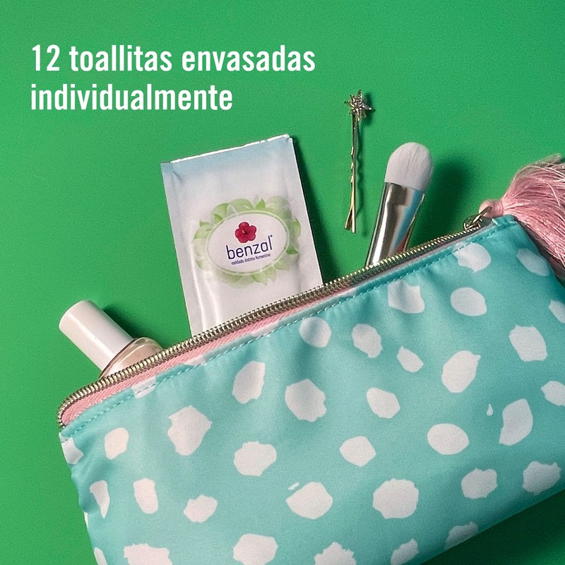 Benzal Toallitas Humedas, Cuidado Incontinencia, 2 en 1, Zona Intima,