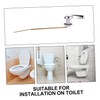 Operitacx 3pcs Toilet Flush Handle Ergonomic Toilet Lever Replacement for
