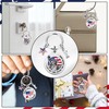 Patriots Gifts American Flag Keychain - America Statue Of Liberty