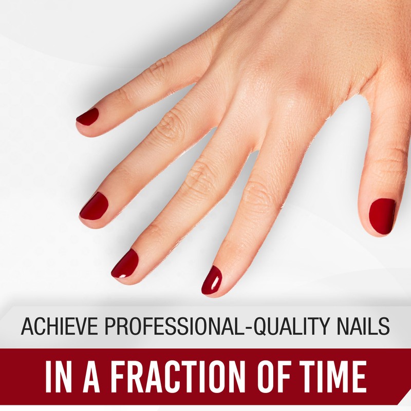Ardell Nail Addict Gel Nail Strips - Pure Paprika, LED/UV