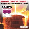GERSON Respirator Mask XP100 Filters - NIOSH P100 Full and