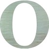 5 Inch Wooden Letter Unfinished Classic Times, Alphabet O Choose