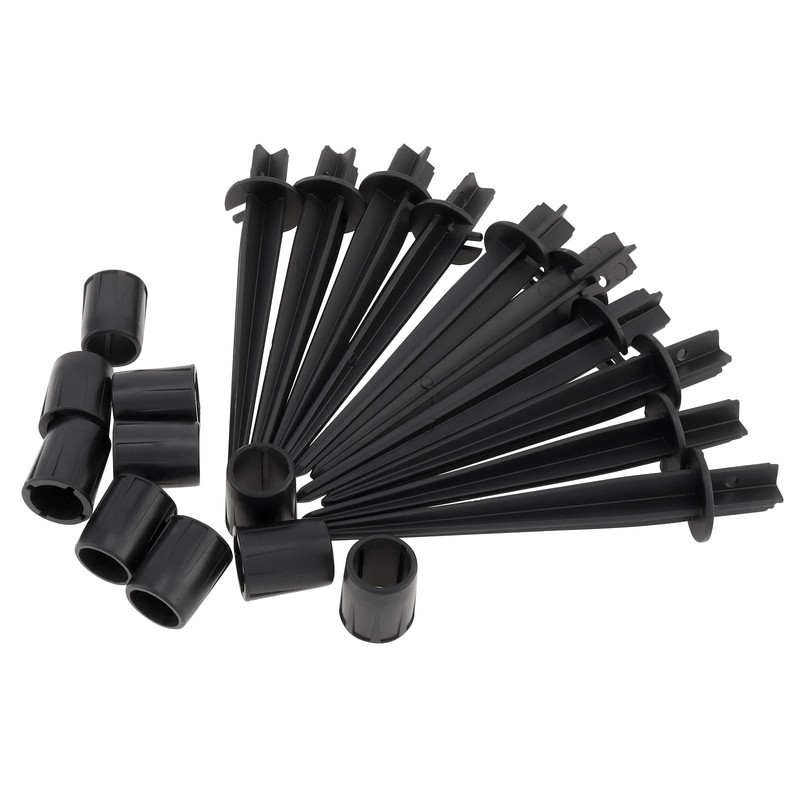 RTNLIT Metal Solar Light Stakes Replacement, Outdoor Ground Spikes for
