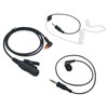stdgove Surveillance Kit Earpiece 2.5mm Jack Slim Plug Single Pin