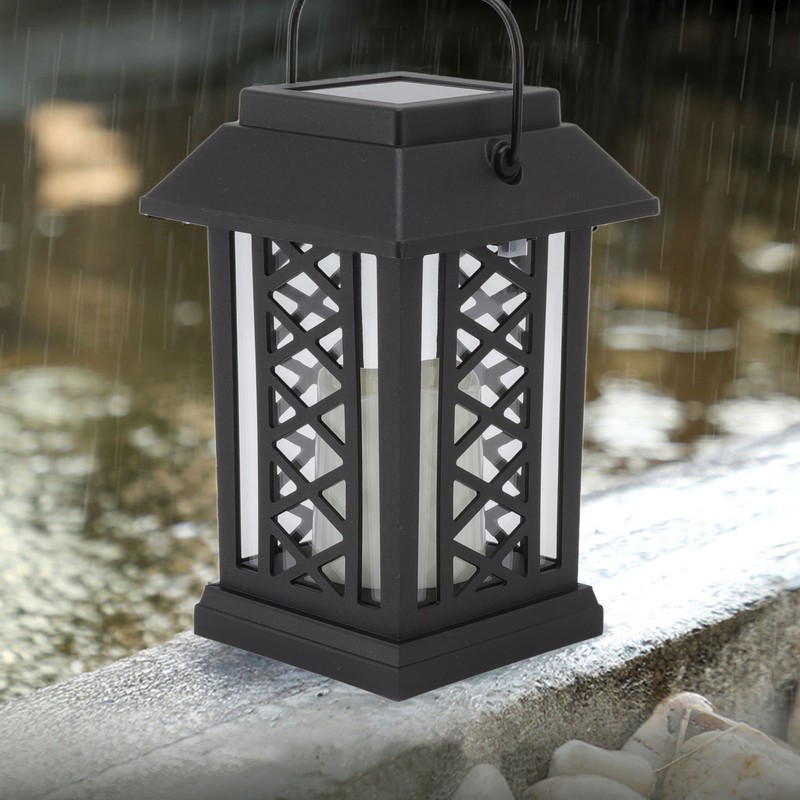 Outdoor Hanging Solar Lantern Energy Saving Warm Light Rechargeable Solar